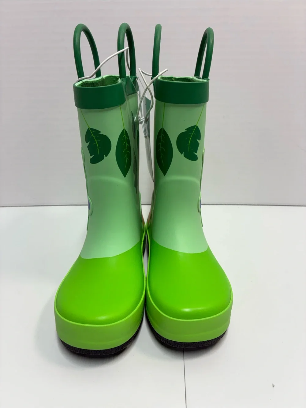 Cat & Jack Kids Green Leaf Caterpillar Rain Boots